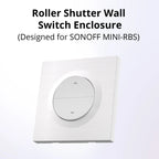 SONOFF ERBS Roller Shutter Wall Switch Enclosure – Flame-Retardant PC Clip-On Cover for MINI-RBS, EU & 86 Type Box - Revel Smart