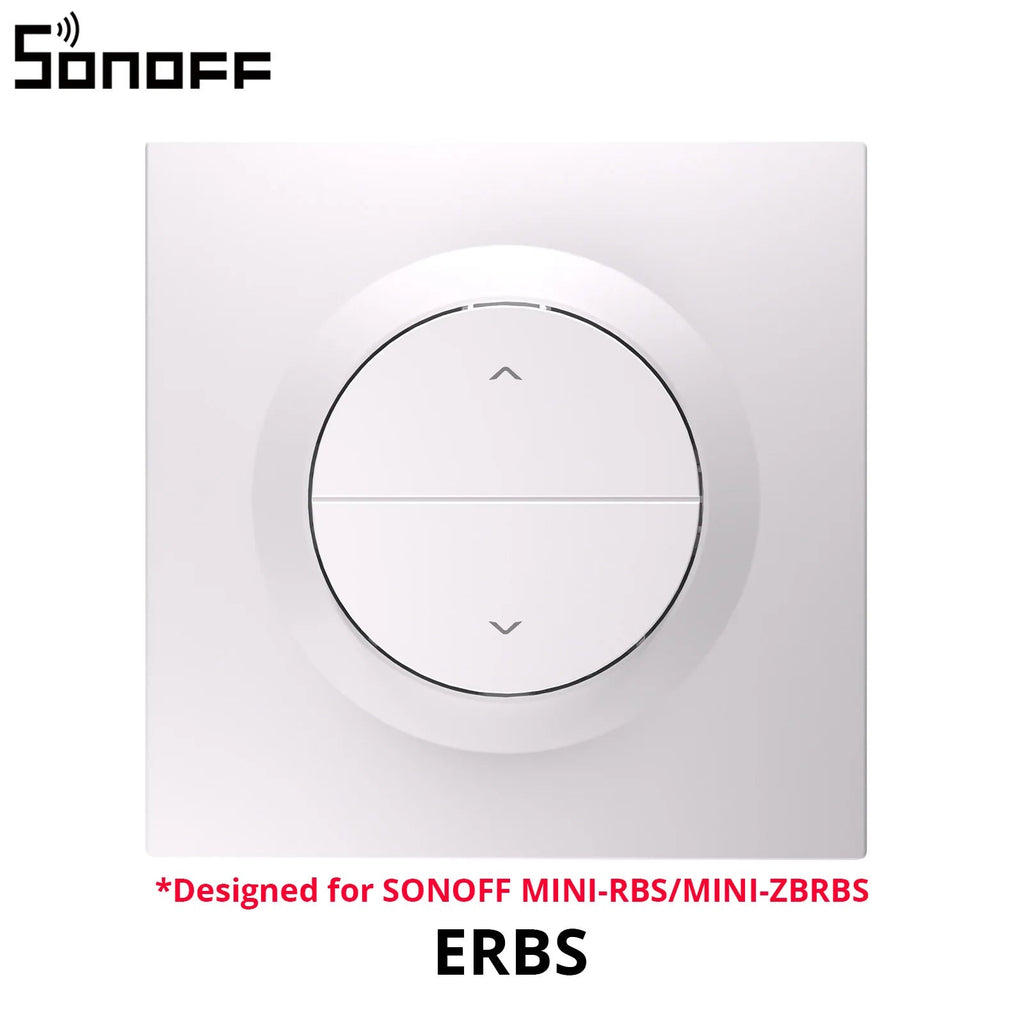 SONOFF ERBS Roller Shutter Wall Switch Enclosure – Flame-Retardant PC Clip-On Cover for MINI-RBS, EU & 86 Type Box - Revel Smart