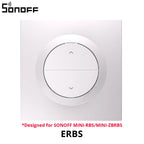 SONOFF ERBS Roller Shutter Wall Switch Enclosure – Flame-Retardant PC Clip-On Cover for MINI-RBS, EU & 86 Type Box - Revel Smart