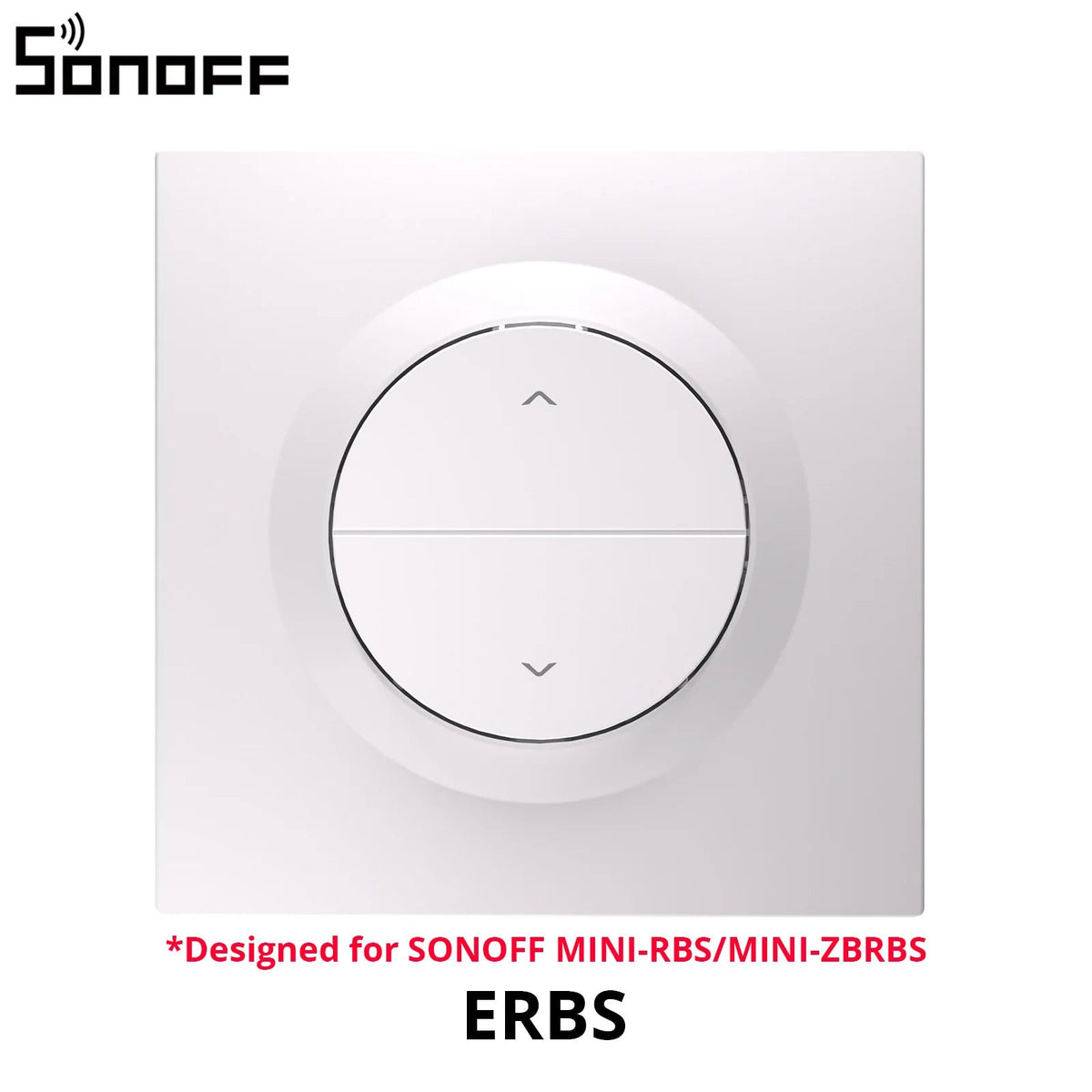 SONOFF ERBS Roller Shutter Wall Switch Enclosure – Flame-Retardant PC Clip-On Cover for MINI-RBS, EU & 86 Type Box - Revel Smart