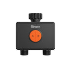 SONOFF Hydro DUO dual-zone Zigbee smart water valve with two outlets, flow meter and brass inlet