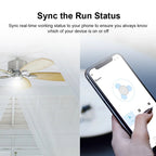 SONOFF iFan04 - H - 220 - 240V WiFi Smart Ceiling Fan & Light Controller – 433MHz RF & Voice Control - Revel Smart