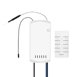 SONOFF iFan04 - H - 220 - 240V WiFi Smart Ceiling Fan & Light Controller – 433MHz RF & Voice Control - Revel Smart