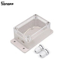 SONOFF IP66 Waterproof Junction Box – Dustproof & Weatherproof Enclosure for SONOFF Smart Switches - Revel Smart