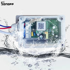 SONOFF IP66 Waterproof Junction Box – Dustproof & Weatherproof Enclosure for SONOFF Smart Switches - Revel Smart