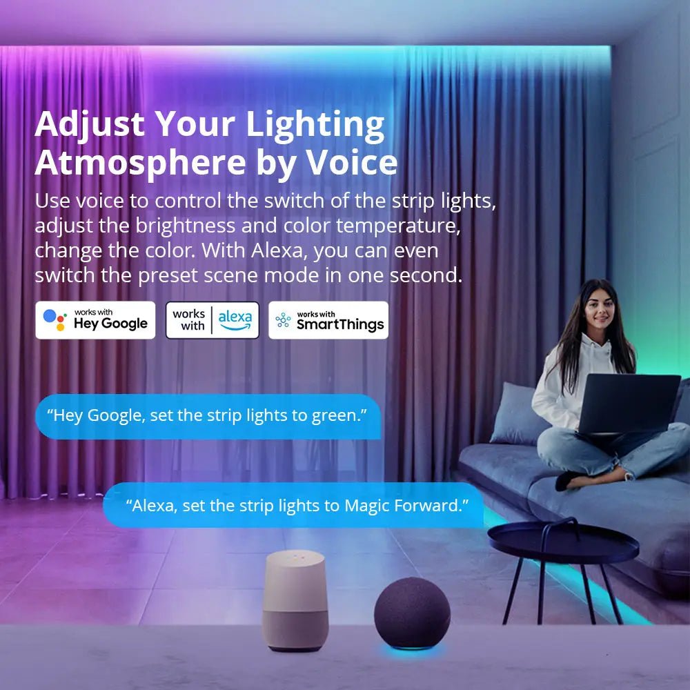 SONOFF L3 Pro RGBIC WiFi Smart LED Strip Light – 5M 16.4Ft Multicolor Light Strip with Voice, Music Sync, and Local Control - Revel Smart