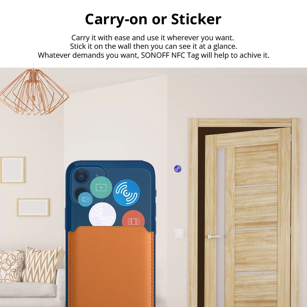 SONOFF NFC Smart Tag for Instant Automation and Smart Scene Control - Revel Smart