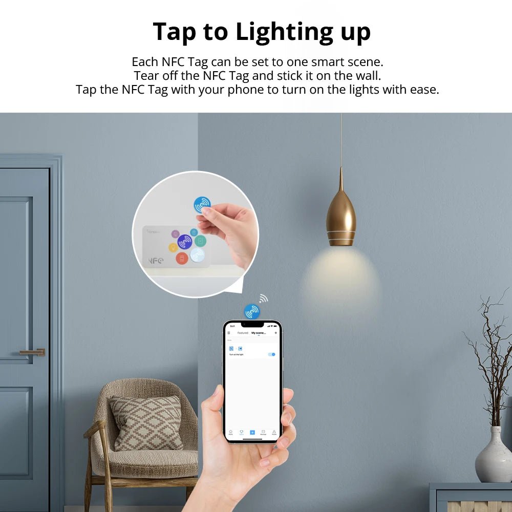 SONOFF NFC Smart Tag for Instant Automation and Smart Scene Control - Revel Smart