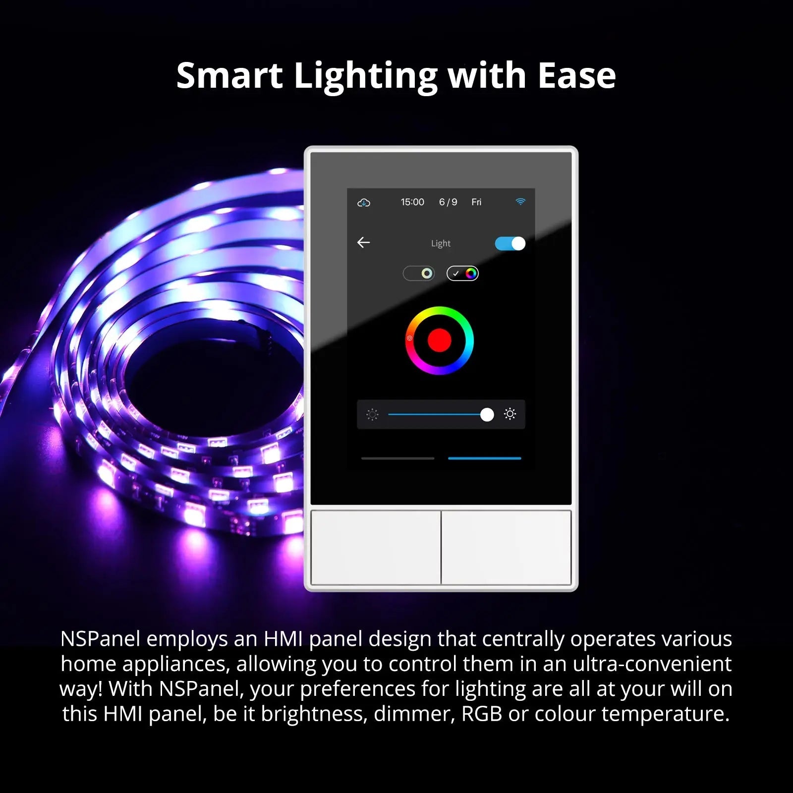 SONOFF NSPanel EUW White Smart Scene Wall Switch - Revel Smart