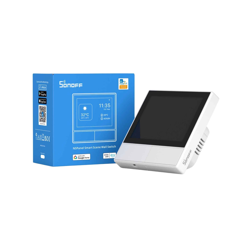 SONOFF NSPanel EUW White Smart Scene Wall Switch - Revel Smart