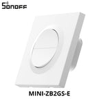 SONOFF Orb-ZBDIM MINI-ZBDIM-E Zigbee Dimmer Wall Switch – Flicker-Free, Power Monitor, Zigbee Router (220-240V, Hub Required) - Revel Smart