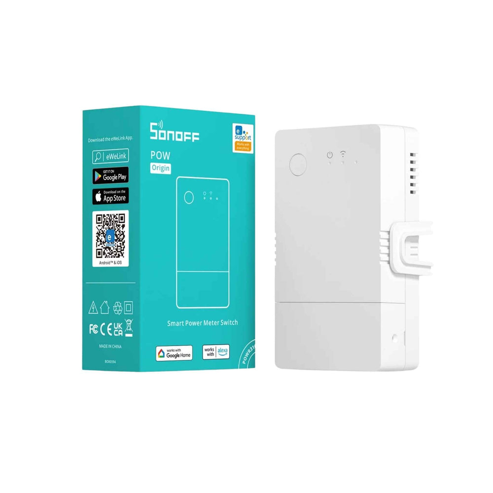 SONOFF POW Origin 16A Smart WiFi Power Meter Switch – Real - Time Energy Monitoring - Revel Smart