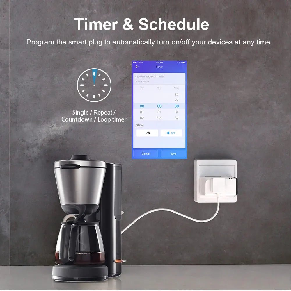 Sonoff S31 Lite US WiFi Smart Plug - Revel Smart