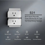 Sonoff S31 US 15A Mini Wifi Smart Socket - Revel Smart