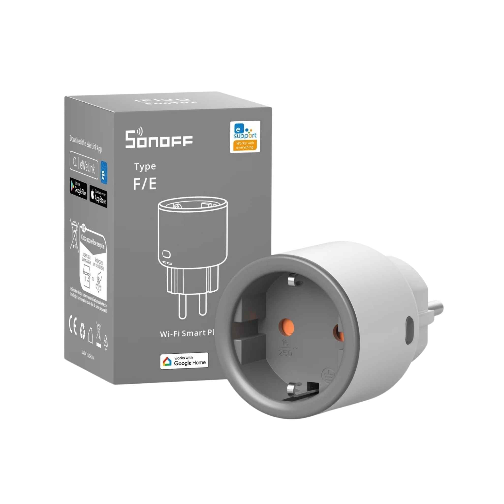SONOFF S60 EU Smart Wi - Fi Plug with Energy Monitoring - Revel Smart