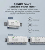 SONOFF Smart Stackable Power Meter - 20A/Gang Energy Monitoring & Overload Protection - Revel Smart