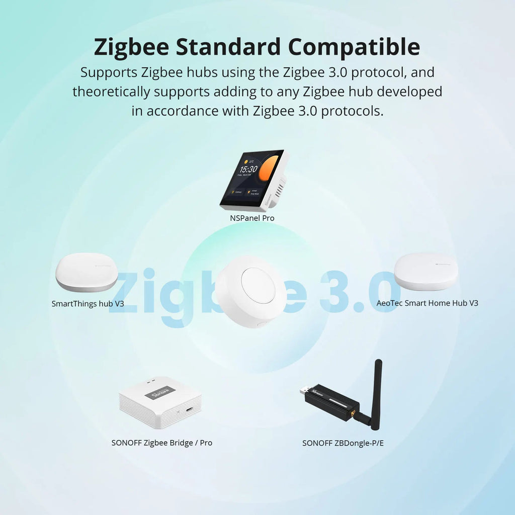 SONOFF SNZB - 01P Zigbee Wireless Smart Switch - Revel Smart