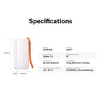 SONOFF SNZB-02B AirGuard TH Lite Zigbee Temperature & Humidity Sensor – ±0.2°C Accuracy, Dew Point & VPD, 6-Month Data (Zigbee Hub Required) - Revel Smart