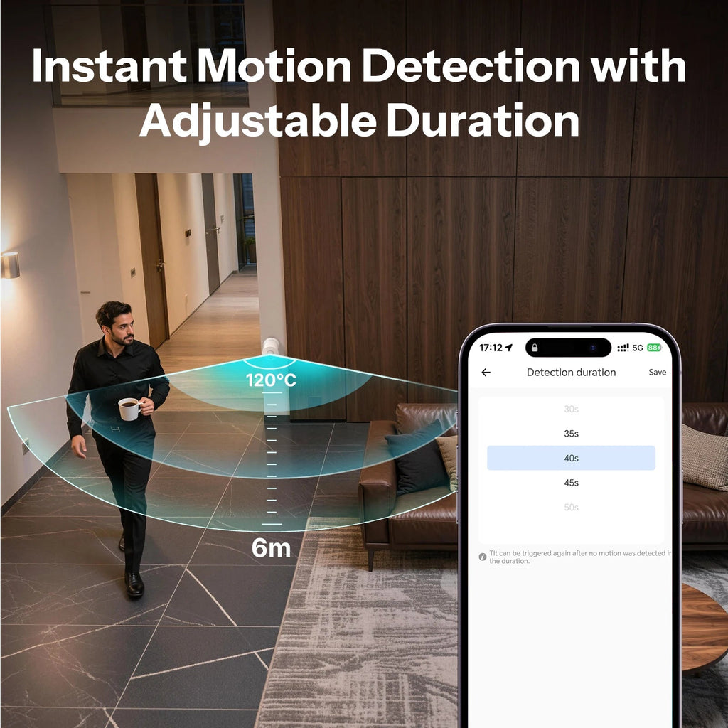 SONOFF SNZB-03PR2 SenseGuard Motion Gen2 Zigbee PIR Motion Sensor – Light Sensor, 120° Detection, 3-Year Battery (Zigbee Hub Required) - Revel Smart