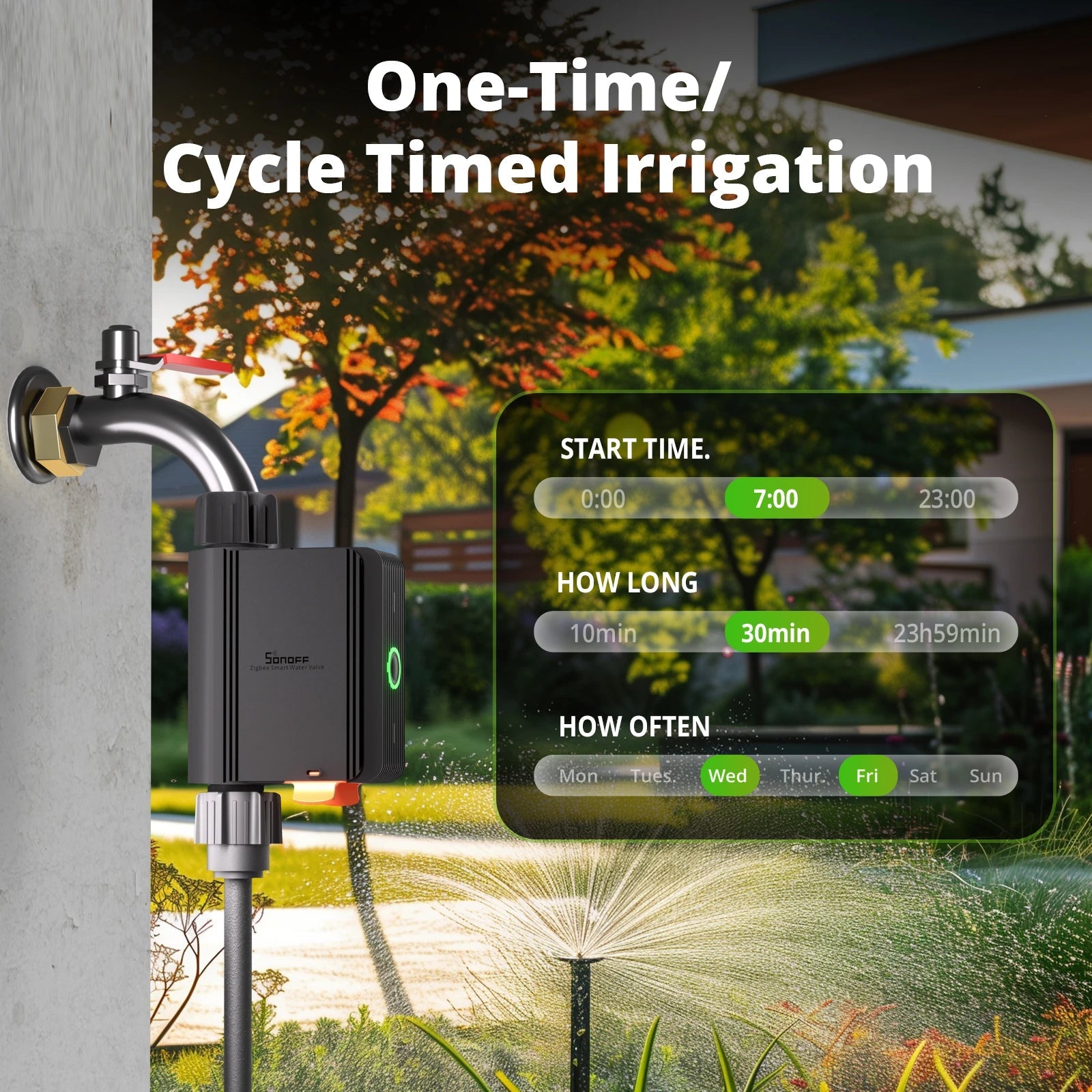 SONOFF SWV - NH Zigbee 3.0 Smart Water Valve - Revel Smart