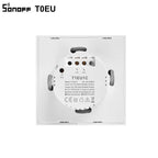 SONOFF T0EU WiFi Smart Wall Switch | Touch Control & Voice Control - Revel Smart