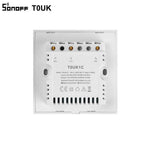 SONOFF T0UK Wifi Smart Wall Touch Light Timer Switch - Revel Smart