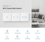 SONOFF T0UK Wifi Smart Wall Touch Light Timer Switch - Revel Smart