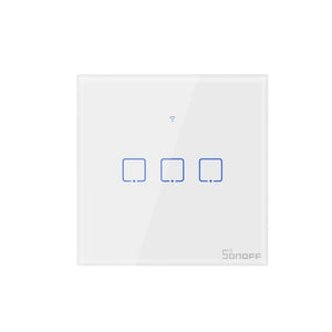 SONOFF T1EU TX Smart WiFi Touch Wall Light Switch – EU Style, Voice & RF Control - Revel Smart