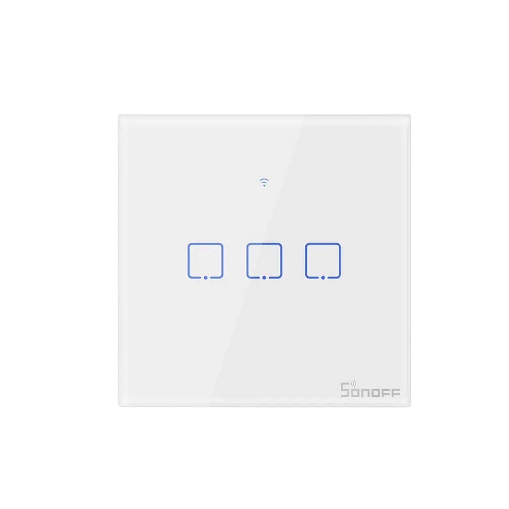 SONOFF T1EU TX Smart WiFi Touch Wall Light Switch – EU Style, Voice & RF Control - Revel Smart