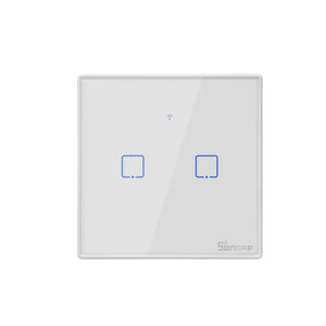 SONOFF T2EU TX Smart WiFi Touch Wall Light Switch – with RF & Voice Control - Revel Smart