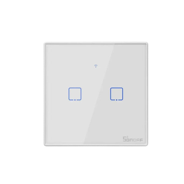 SONOFF T2EU TX Smart WiFi Touch Wall Light Switch – with RF & Voice Control - Revel Smart
