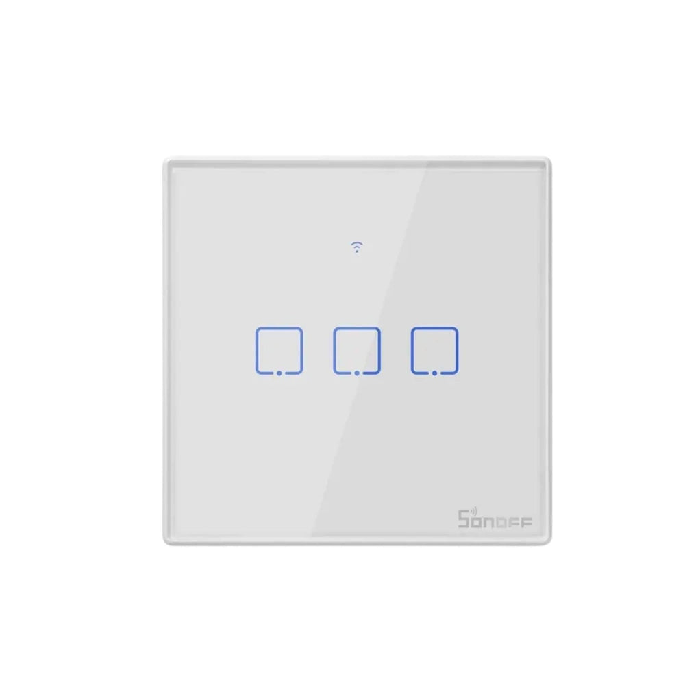 SONOFF T2EU TX Smart WiFi Touch Wall Light Switch – with RF & Voice Control - Revel Smart