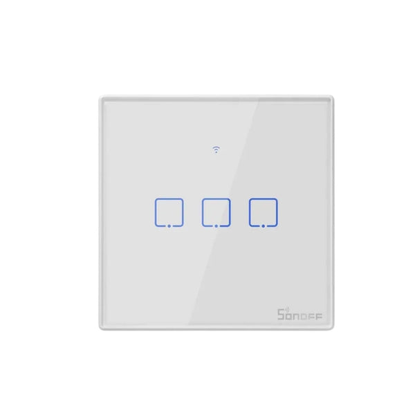 SONOFF T2EU TX Smart WiFi Touch Wall Light Switch – with RF & Voice Control - Revel Smart