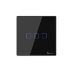 SONOFF T3UK TX Smart WiFi Wall Touch Switch Black - Revel Smart
