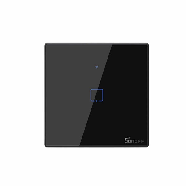 SONOFF T3UK TX Smart WiFi Wall Touch Switch Black - Revel Smart