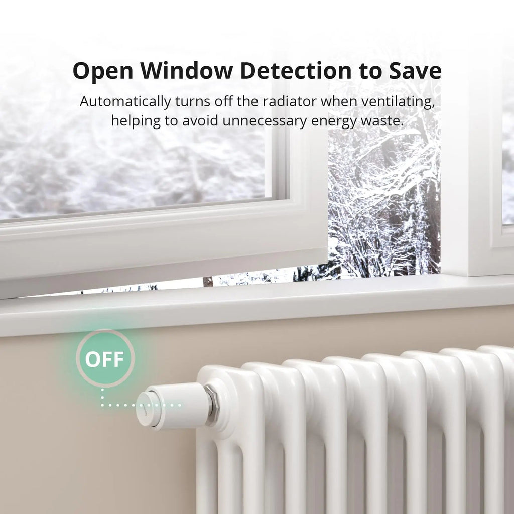 SONOFF TRVZB Zigbee Thermostatic Radiator Valve – Smart Heating Control via eWeLink App, Voice & Zigbee 3.0 - Revel Smart