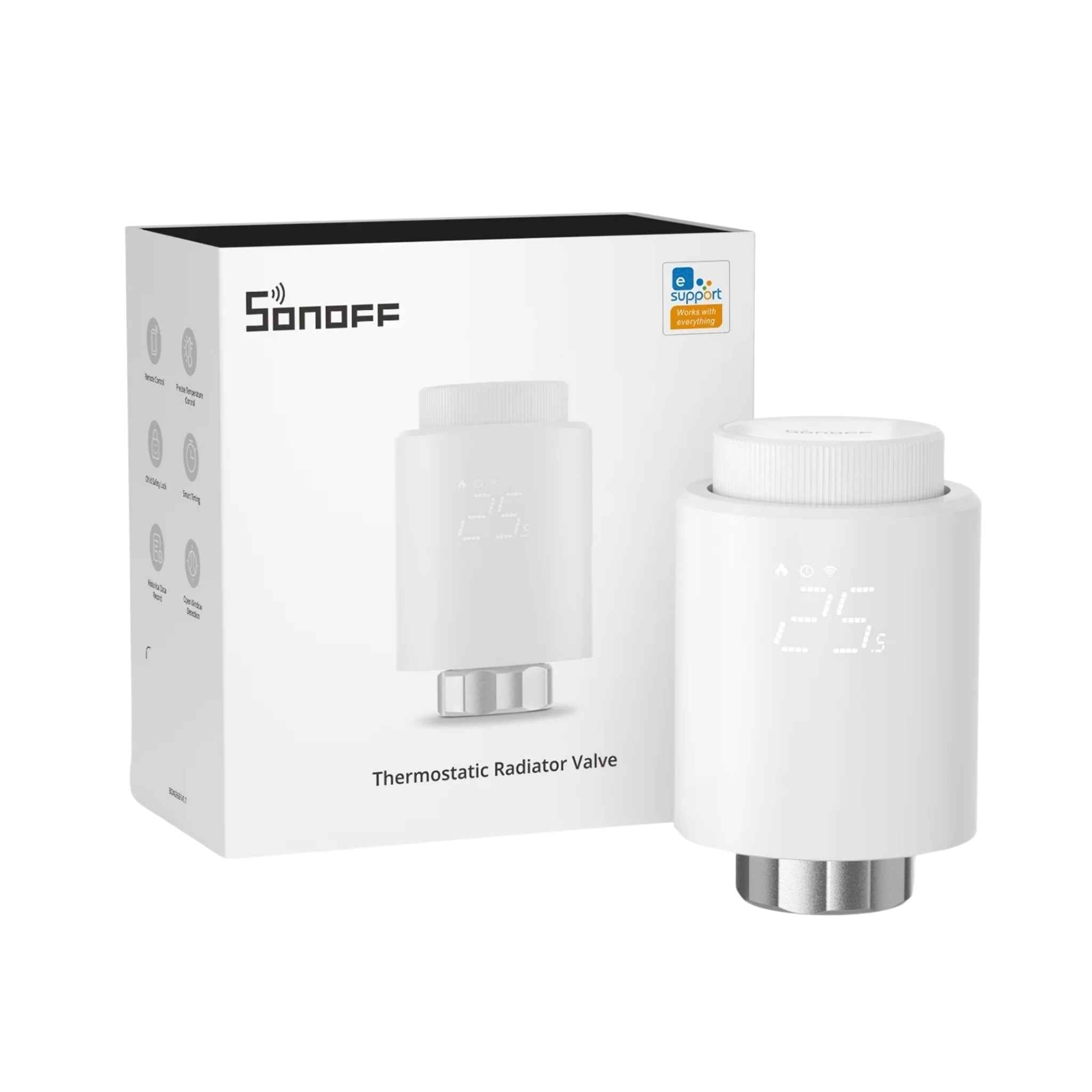 SONOFF TRVZB Zigbee Thermostatic Radiator Valve – Smart Heating Control via eWeLink App, Voice & Zigbee 3.0 - Revel Smart