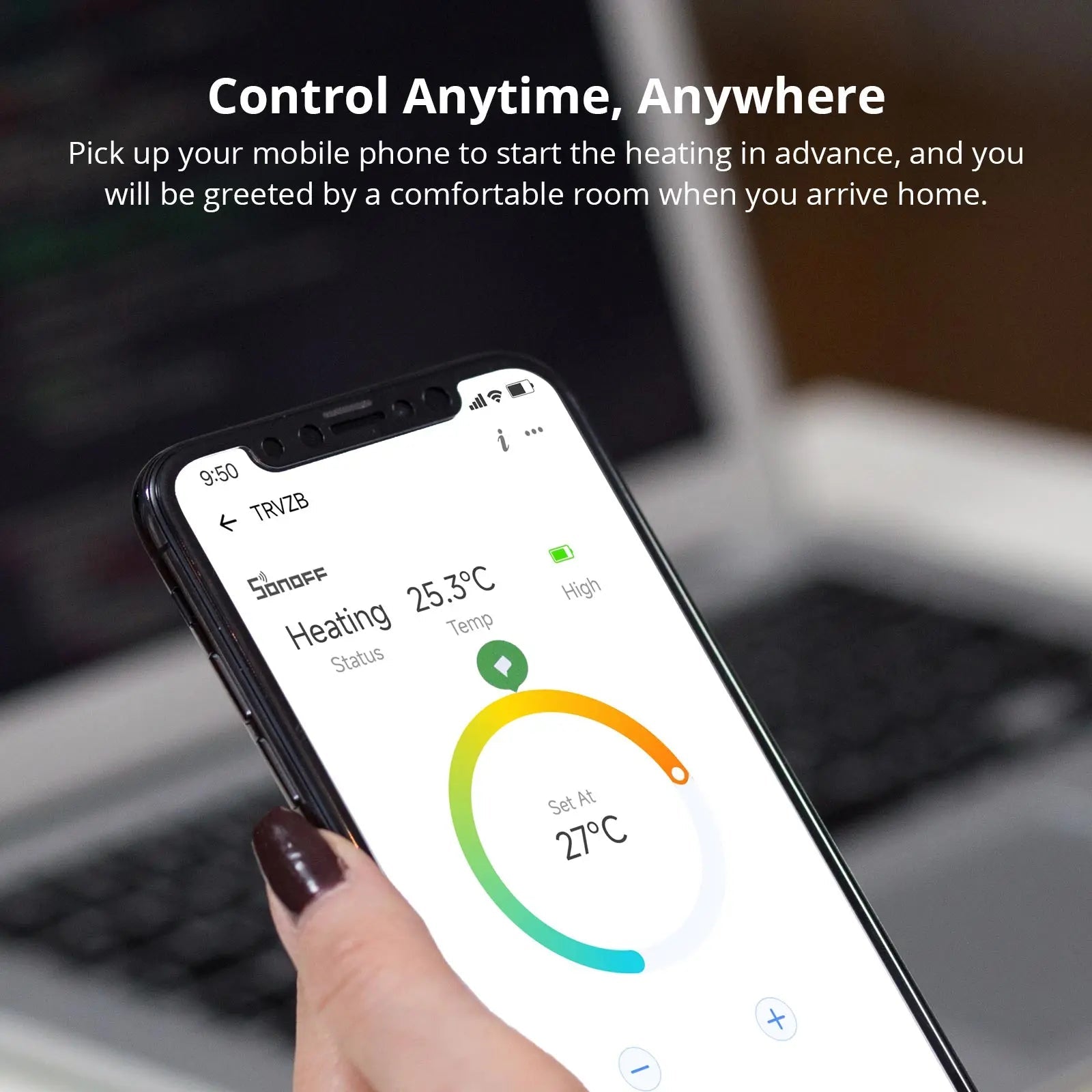 SONOFF TRVZB Zigbee Thermostatic Radiator Valve – Smart Heating Control via eWeLink App, Voice & Zigbee 3.0 - Revel Smart