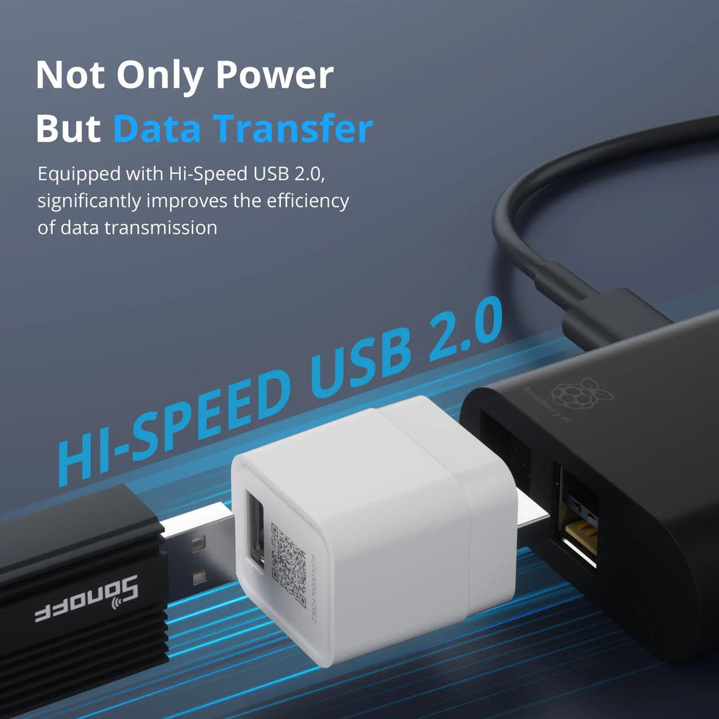 SONOFF ZBMicro Zigbee USB Smart Adapter | 36W Fast Charging & Remote Control - Revel Smart