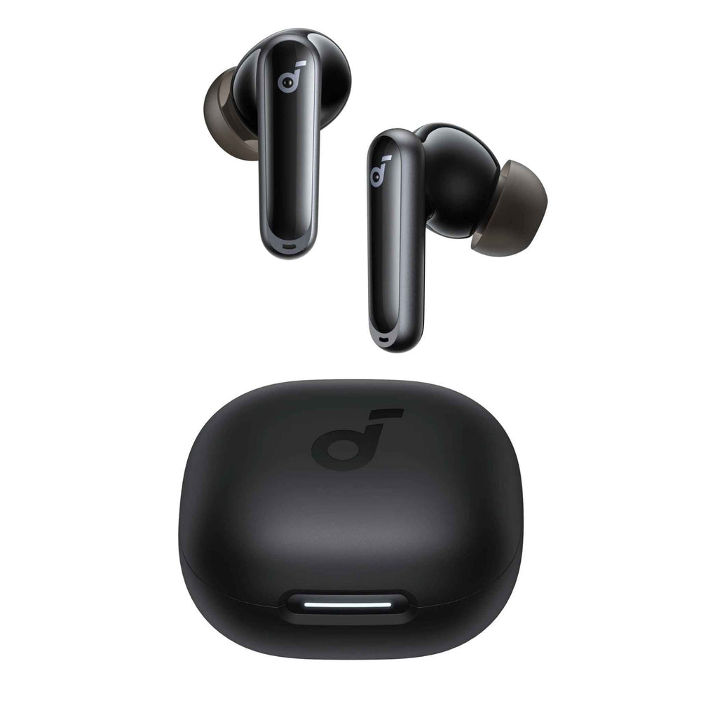 Soundcore by Anker P40i ANC Wireless Earbuds, 60H Playtime, Bluetooth 5.3 with 2 - in - 1 Stand Charging Case, 11mm Drivers, AI 6 - Mic Calls, IPX5, Black - Revel Smart