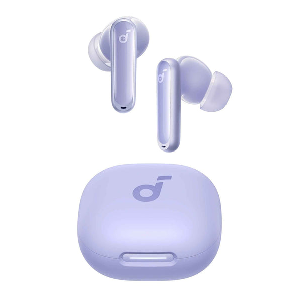 Soundcore by Anker P40i ANC Wireless Earbuds, 60H Playtime, Bluetooth 5.3 with 2 - in - 1 Stand Charging Case, 11mm Drivers, AI 6 - Mic Calls, IPX5, Purple - Revel Smart