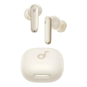 Soundcore by Anker P40i ANC Wireless Earbuds, 60H Playtime, Bluetooth 5.3 with 2 - in - 1 Stand Charging Case, 11mm Drivers, AI 6 - Mic Calls, IPX5, White - Revel Smart
