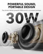 Soundcore Motion 300 Portable Bluetooth Speaker – 30W Hi - Res, Black - Revel Smart