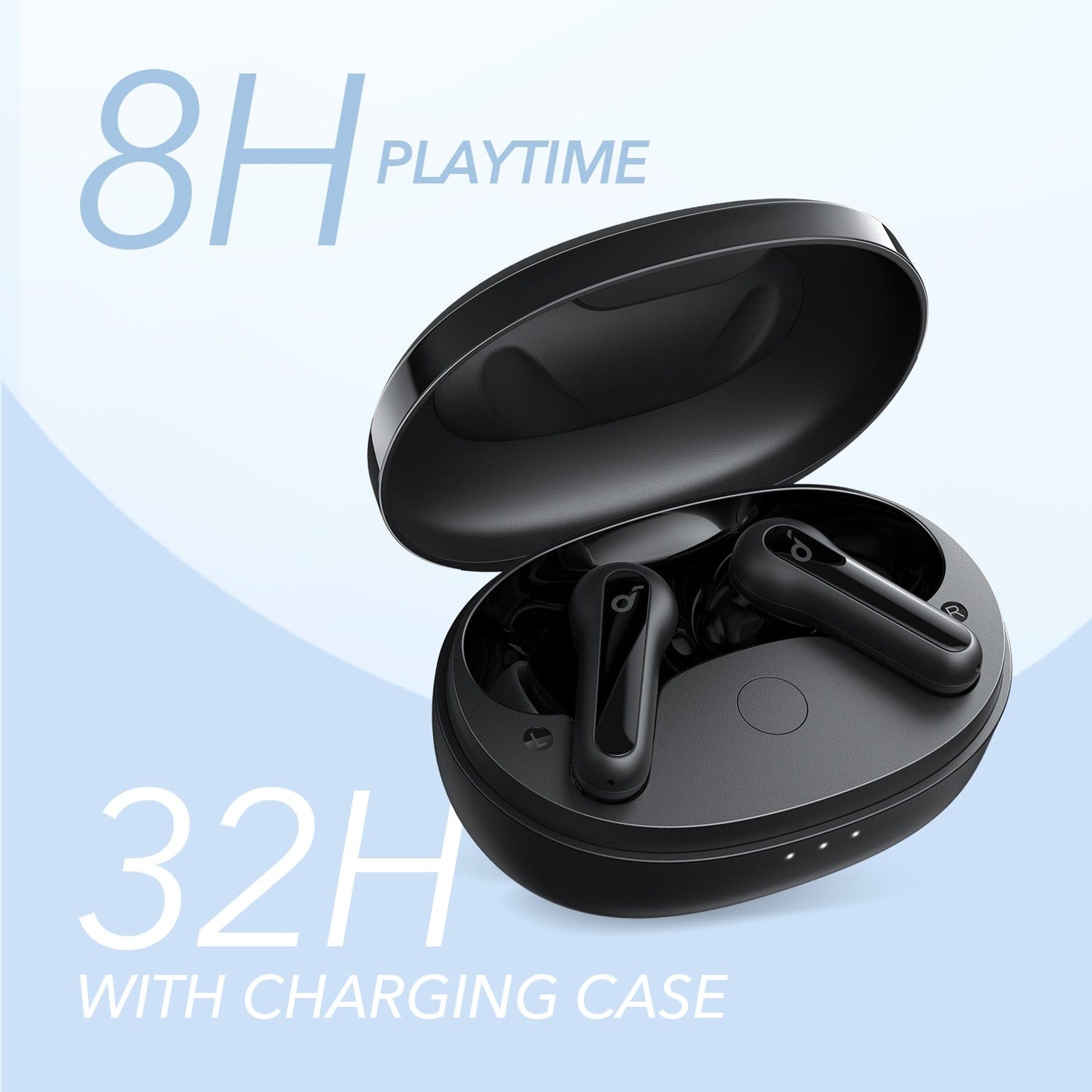 Soundcore Soundcore, Wireless Earbuds, Version Life P2 Mini True, Supports Bluetooth 5.2, Playtime up to 32 Hours, Color Black