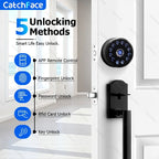 TTLock Smart Deadbolt Door Lock – Fingerprint, Keypad, RFID Card & App Control (A221) - Revel Smart