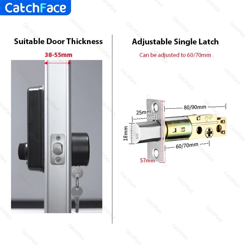 TTLock Smart Deadbolt Door Lock – Fingerprint, Keypad, RFID Card & App Control (A221) - Revel Smart