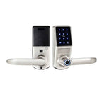 TTLock Smart Door Lock – Fingerprint Touchscreen Keypad, Card & App Access, Satin Nickle - Revel Smart