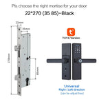 Tuya WiFi Smart Door Lock – Fingerprint, IC Card & Touchscreen Keypad (520TUYA) - Revel Smart